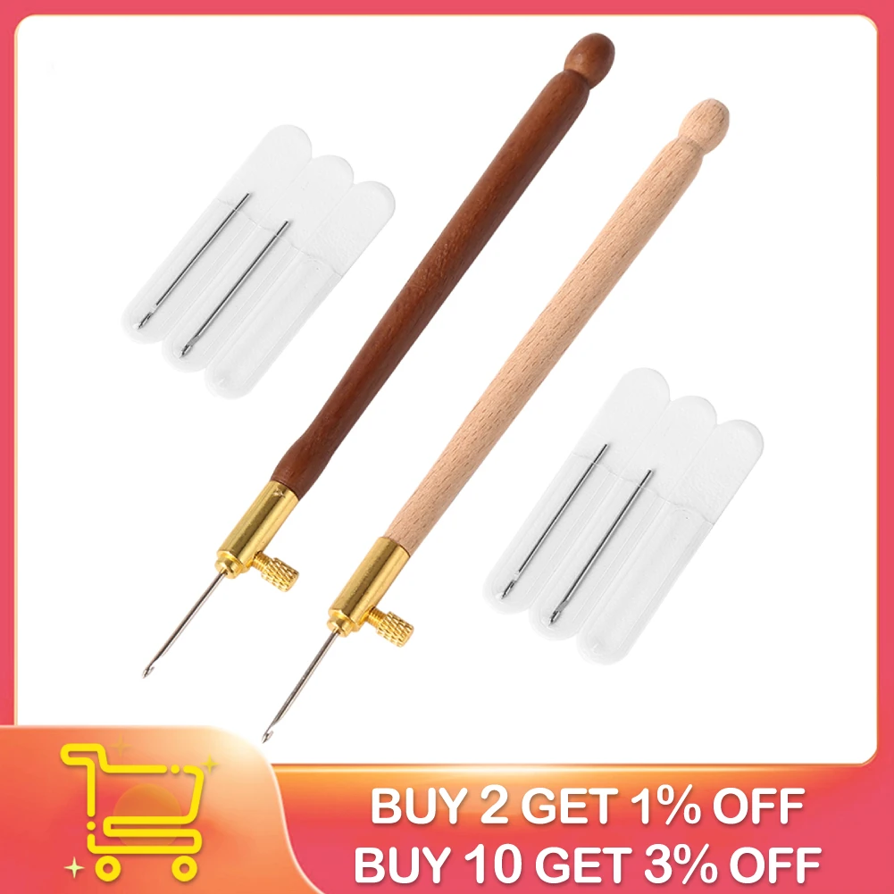 DIY Embroidery Punch Needle Crochet Hook with 3 Needles French Crochet Embroidery Beading Hoop Sewing Knitting Tool Set
DIY Embroidery Punch Needle Crochet Hook with 3 Needles French Crochet Embroidery Beading Hoop Sewing Knitting Tool Set