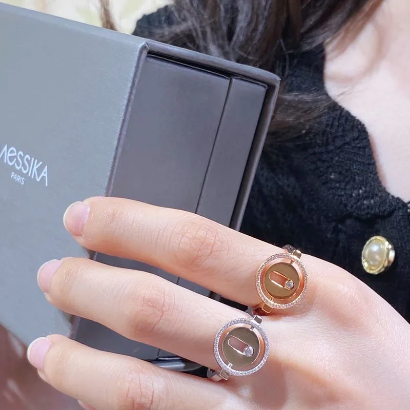French fashion luxury brand jewelry Messik a Move Uno 925 Sterling Silver Couple Ring
French fashion luxury brand jewelry Messik a Move Uno 925 Sterling Silver Couple Ring