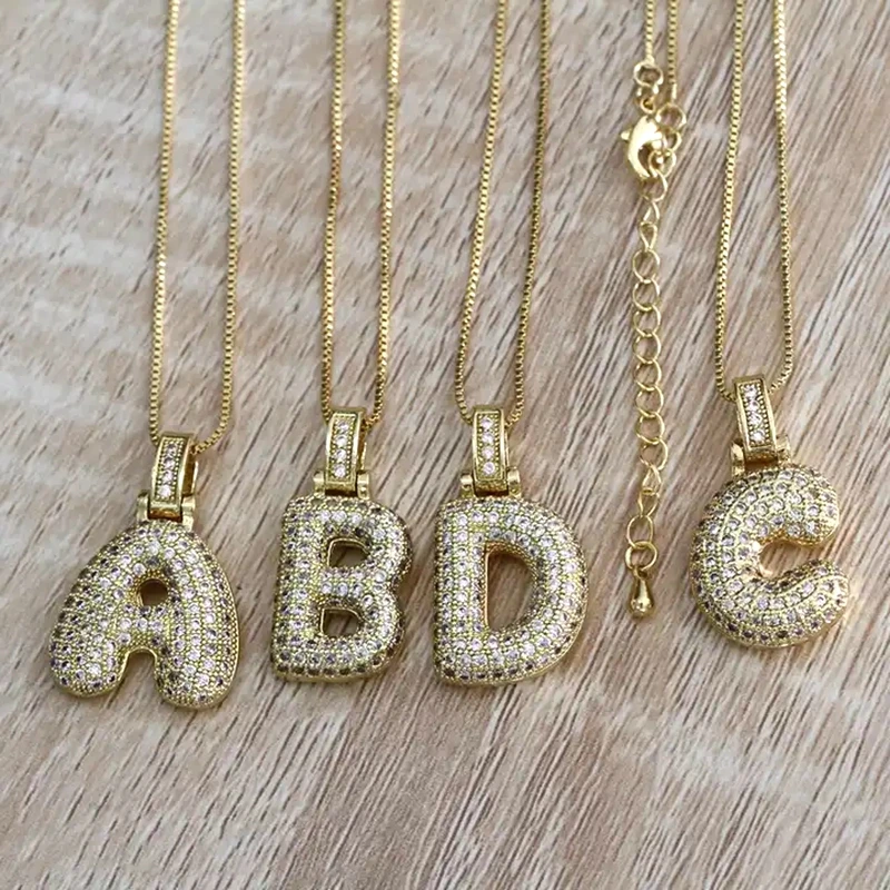 5Pcs 26 Balloon Letters Pendant Necklace For Women Copper Full Pave Zircon Initials Name Pendant Men Gold Color Hip Hop Jewelry
5Pcs 26 Balloon Letters Pendant Necklace For Women Copper Full Pave Zircon Initials Name Pendant Men Gold Color Hip Hop Jewelry