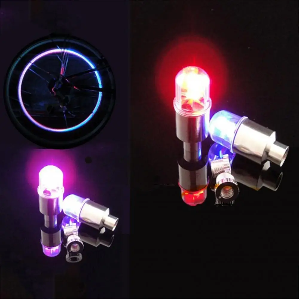 Bicycle Lights 2Pcs Colorful Wheels Tyre Valve Cap Flashing Light for US Bike Car Motorcycle Bicycle Accessories
Bicycle Lights 2Pcs Colorful Wheels Tyre Valve Cap Flashing Light for US Bike Car Motorcycle Bicycle Accessories