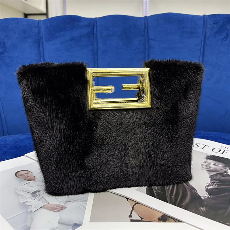 Fashion High-end New Women's Bags High-end Imported Mink Fur Bags Literary Shoulder Bags Messenger Bags Trendy Texture Handbags
Fashion High-end New Women's Bags High-end Imported Mink Fur Bags Literary Shoulder Bags Messenger Bags Trendy Texture Handbags