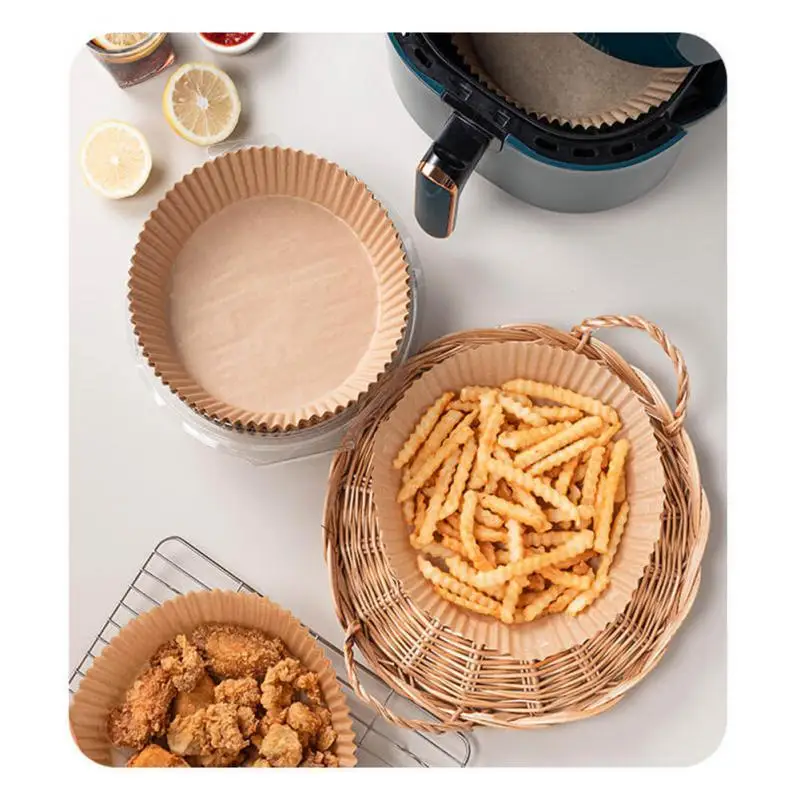 30/50/100PCS Air Fryer Disposable Paper Oil-absorbing Paper Food-grade High Temperature Resistant Bowl-shaped Baking
30/50/100PCS Air Fryer Disposable Paper Oil-absorbing Paper Food-grade High Temperature Resistant Bowl-shaped Baking