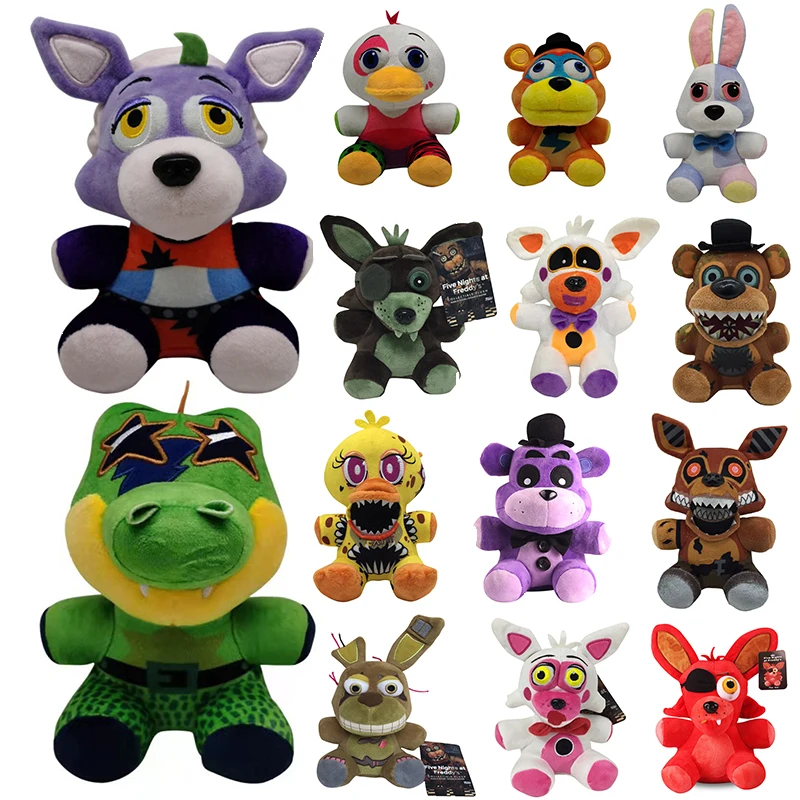 18 см Kawaii FNAF мягкие игрушки мультфильм Freddy Fazbear Плюшевая Кукла Медведь Sly кролик животные аниме плюшевые игрушки подарок для детской Вечерние
18 см Kawaii FNAF мягкие игрушки мультфильм Freddy Fazbear Плюшевая Кукла Медведь Sly кролик животные аниме плюшевые игрушки подарок для детской Вечерние