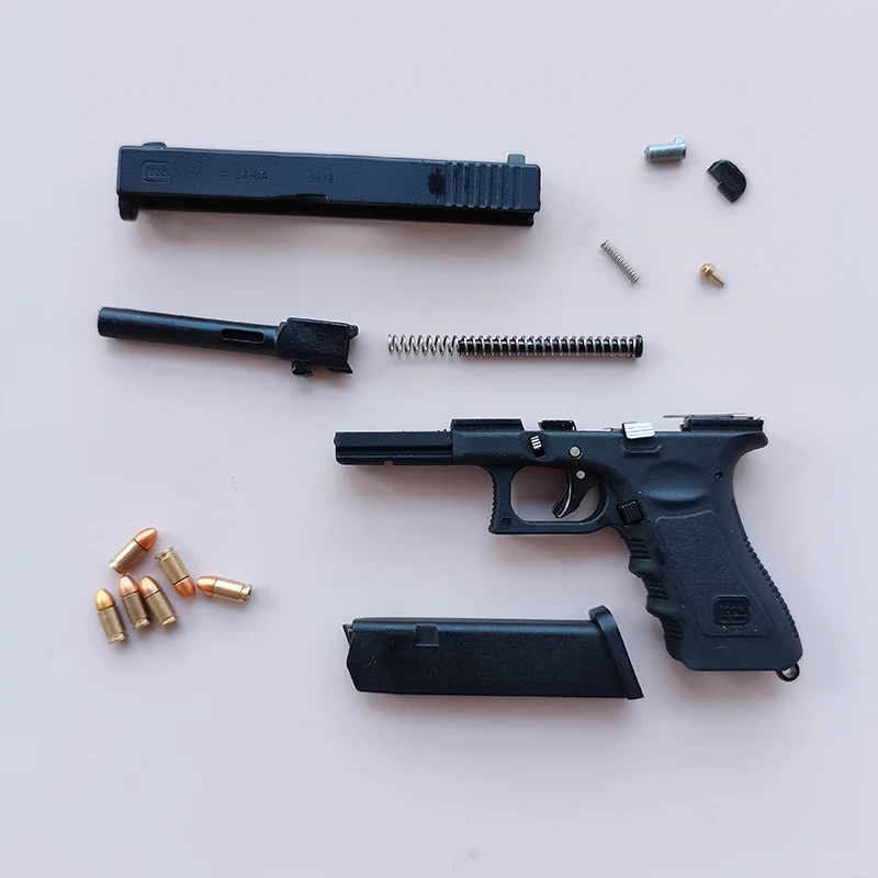 Брелок Glock G17 Mini Metal PUBG M29F в форме пистолета брелок с изображением пустынного орла