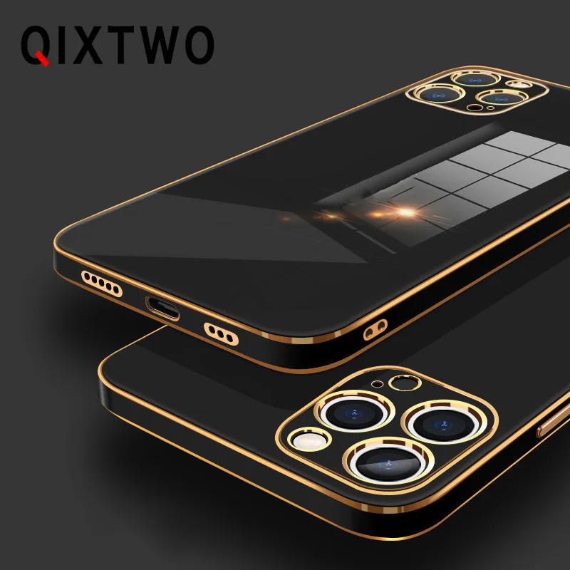 Luxury Square Frame Plating Phone Case For iPhone 11 12 13 14 Pro Max Mini XR X XS 7 8 Plus SE2 3 Shockproof Silicone Soft Cover
Luxury Square Frame Plating Phone Case For iPhone 11 12 13 14 Pro Max Mini XR X XS 7 8 Plus SE2 3 Shockproof Silicone Soft Cover