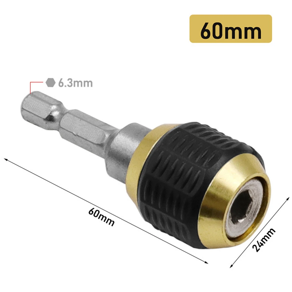 60mm Keyless Drill Chuck Screwdriver Impact Driver Adaptor 1/4 Inch Hex Shank Drill Bit Quick Change Convertor Adapter
60mm Keyless Drill Chuck Screwdriver Impact Driver Adaptor 1/4 Inch Hex Shank Drill Bit Quick Change Convertor Adapter