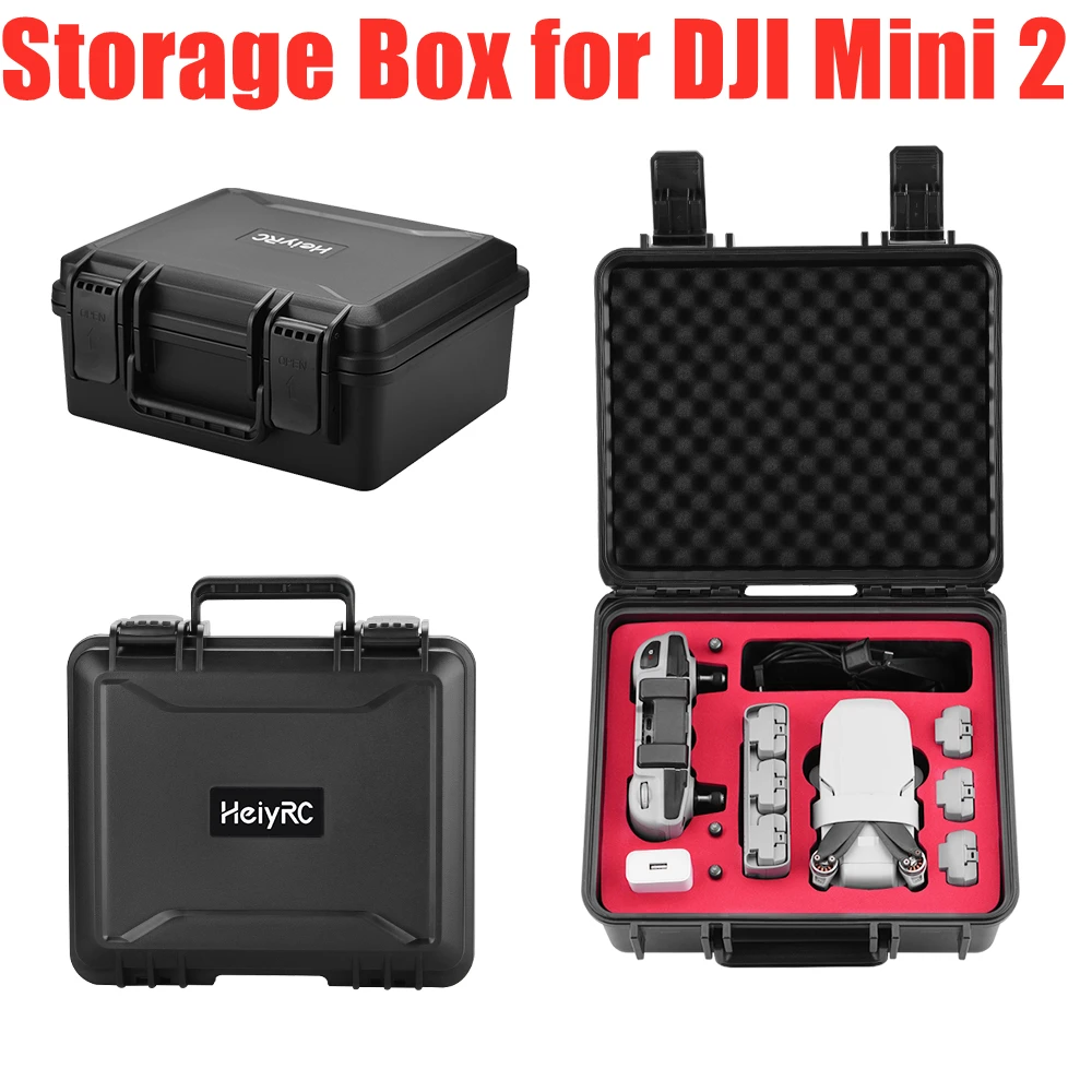 Waterproof Storage Box for DJI Mini 2/Mini 2 SE Carrying Case Anti-Collision Explosion-Proof Handbag Hardshell Drone Accessories
Waterproof Storage Box for DJI Mini 2/Mini 2 SE Carrying Case Anti-Collision Explosion-Proof Handbag Hardshell Drone Accessories
