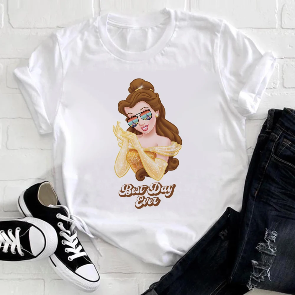 Princess Belle Fashion Disneyland T-shirt Femme Sunglasses Print Hipster Young Harajuku Style T Shirt Women Summer 2022 Dropship
Princess Belle Fashion Disneyland T-shirt Femme Sunglasses Print Hipster Young Harajuku Style T Shirt Women Summer 2022 Dropship