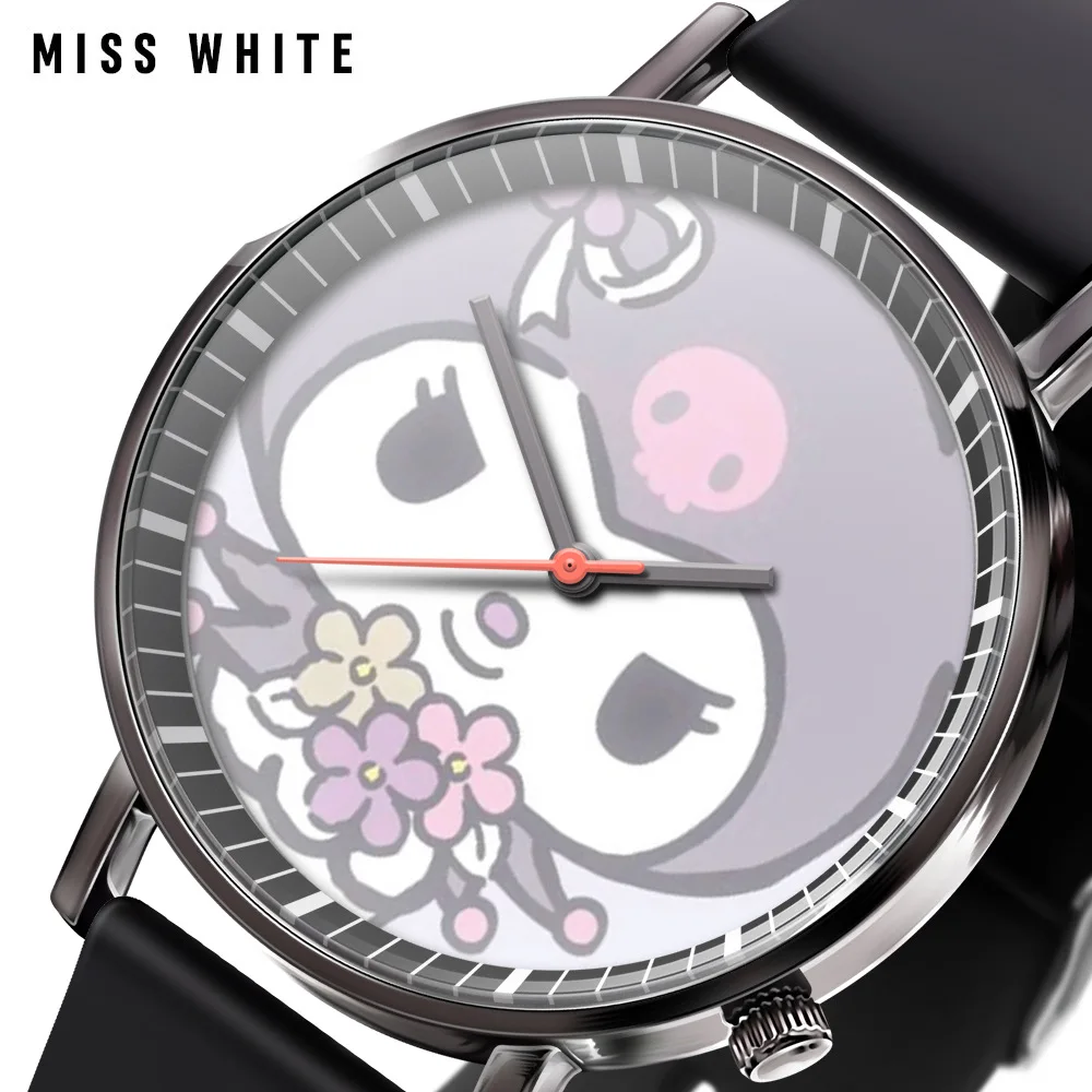 LSanrio HELLO KITTY Kuromi Leather Strap large Dial Children's Watch Girls' Watch
LSanrio HELLO KITTY Kuromi Leather Strap large Dial Children's Watch Girls' Watch