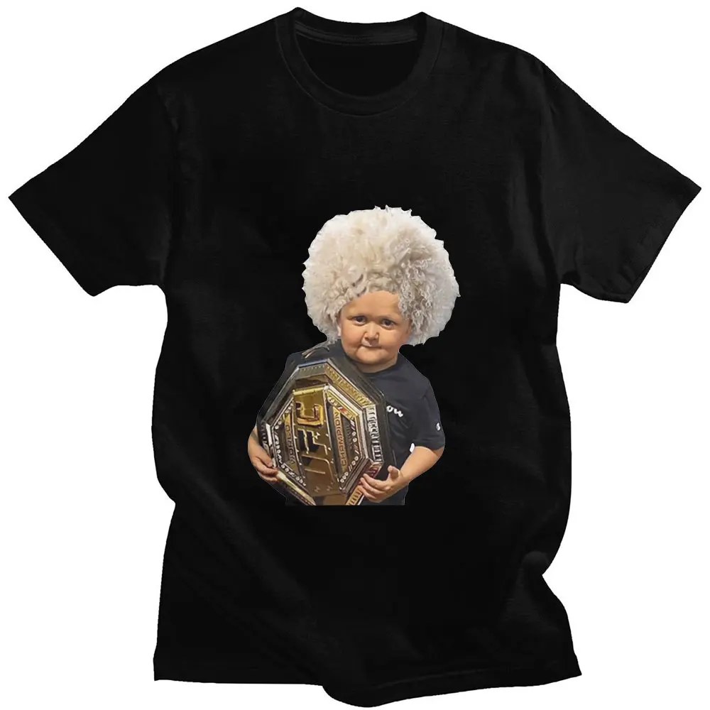 Hasbulla Fighting Meme Mini Khabib Blogger 2022 High Street Cartoon Print Summer Short Sleeve Cotton Loose Casual Man T-Shirt
Hasbulla Fighting Meme Mini Khabib Blogger 2022 High Street Cartoon Print Summer Short Sleeve Cotton Loose Casual Man T-Shirt