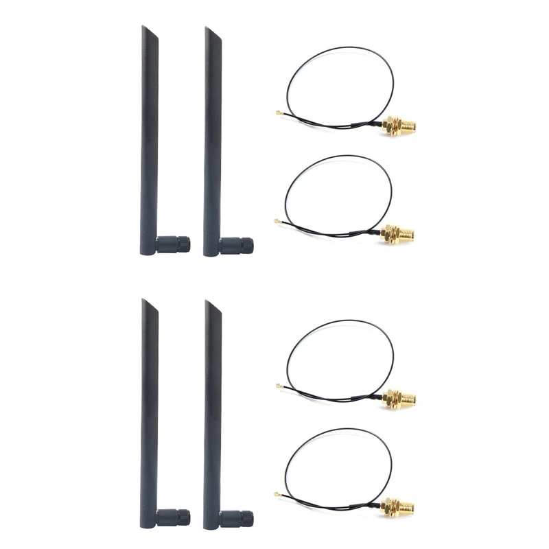 ABGZ-2X Dual Band 6Dbi Wireless Wifi Antenna RP-SMA+MHF4 Pigtail Cable For AX200 AC9260 NGFF M.2 Wireless Card
ABGZ-2X Dual Band 6Dbi Wireless Wifi Antenna RP-SMA+MHF4 Pigtail Cable For AX200 AC9260 NGFF M.2 Wireless Card