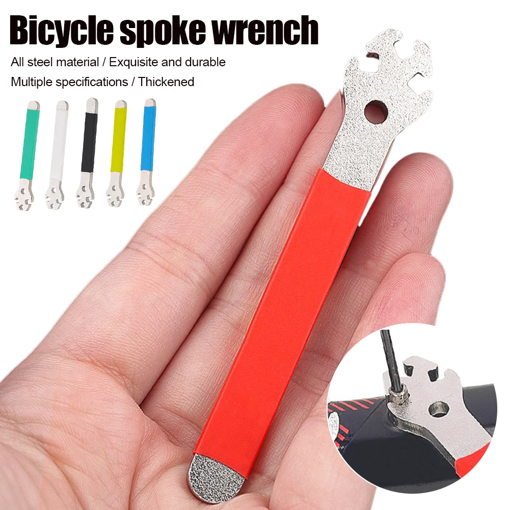 Mini Cycle Spoke Nipple Key Bike Bicycle Wheel Rim Wrench Spanner Bike Repair Tool Durable Portable Hand Tools
Mini Cycle Spoke Nipple Key Bike Bicycle Wheel Rim Wrench Spanner Bike Repair Tool Durable Portable Hand Tools
