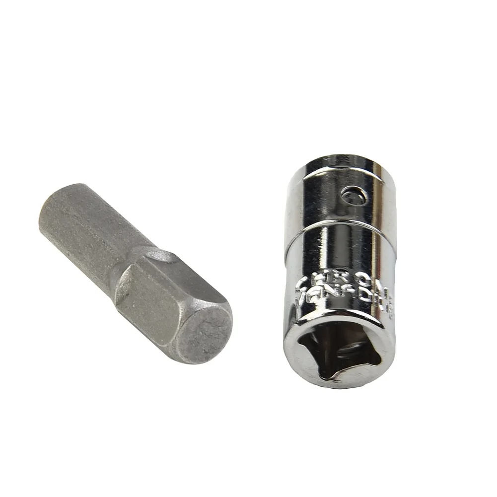 

Converter Drill Socket Adapter Tool 1/4 Square Drive 25mm Chrome Vanadium Steel For Impact Driver Quick Change