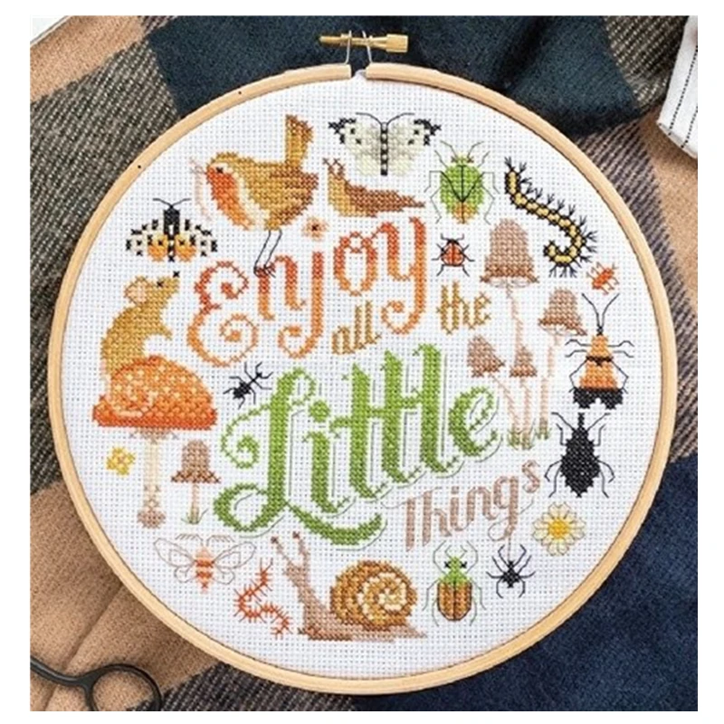 Little things Cross-stitch embroidery set design 18ct 14ct 11ct unprint canvas embroider DIY needlework
Little things Cross-stitch embroidery set design 18ct 14ct 11ct unprint canvas embroider DIY needlework