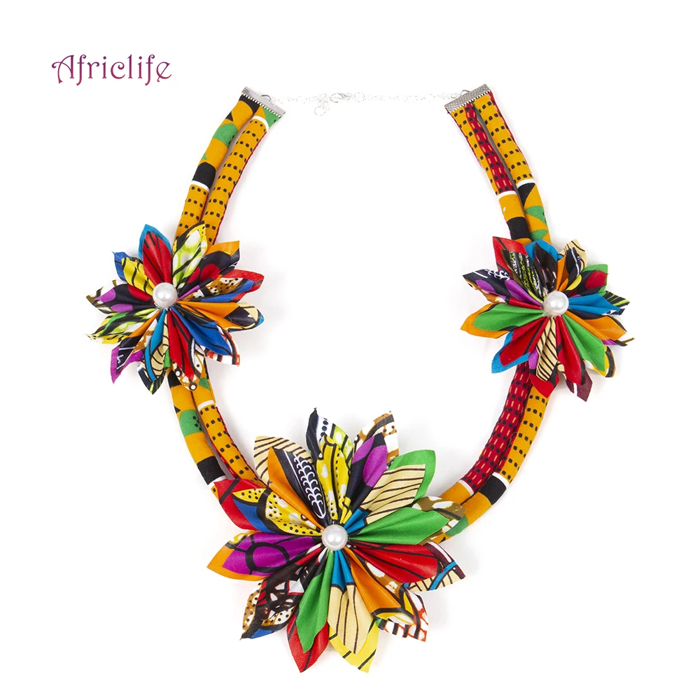 New Ankara Bib Peals Flower Necklace Tribal Necklace Handmade Flower Shape African Jewelry for Women Wyb661
New Ankara Bib Peals Flower Necklace Tribal Necklace Handmade Flower Shape African Jewelry for Women Wyb661