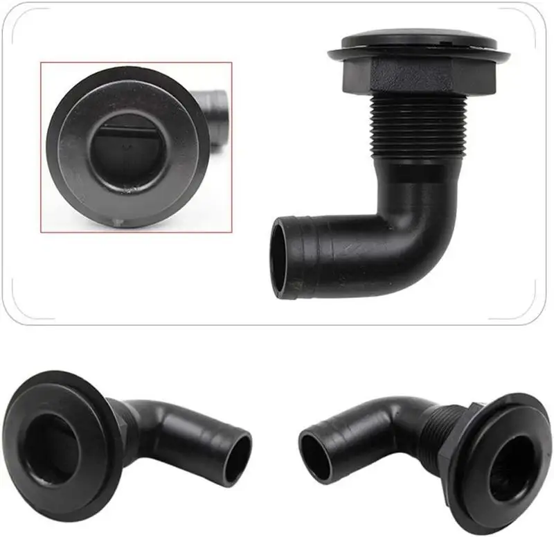 

90 Degree Marine Drainage Outlet Sewage Drainage Outlet Reusable Portable Wear-resistant Drain Marine Accessories For Marine Rv