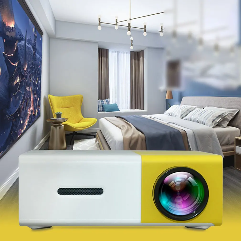 Portable Mini 1080P LED Projector Yg300 Upgraded Version 600 lumen 320x240P HDMI-compatible USB Audio Home Media Player Beamer
Portable Mini 1080P LED Projector Yg300 Upgraded Version 600 lumen 320x240P HDMI-compatible USB Audio Home Media Player Beamer