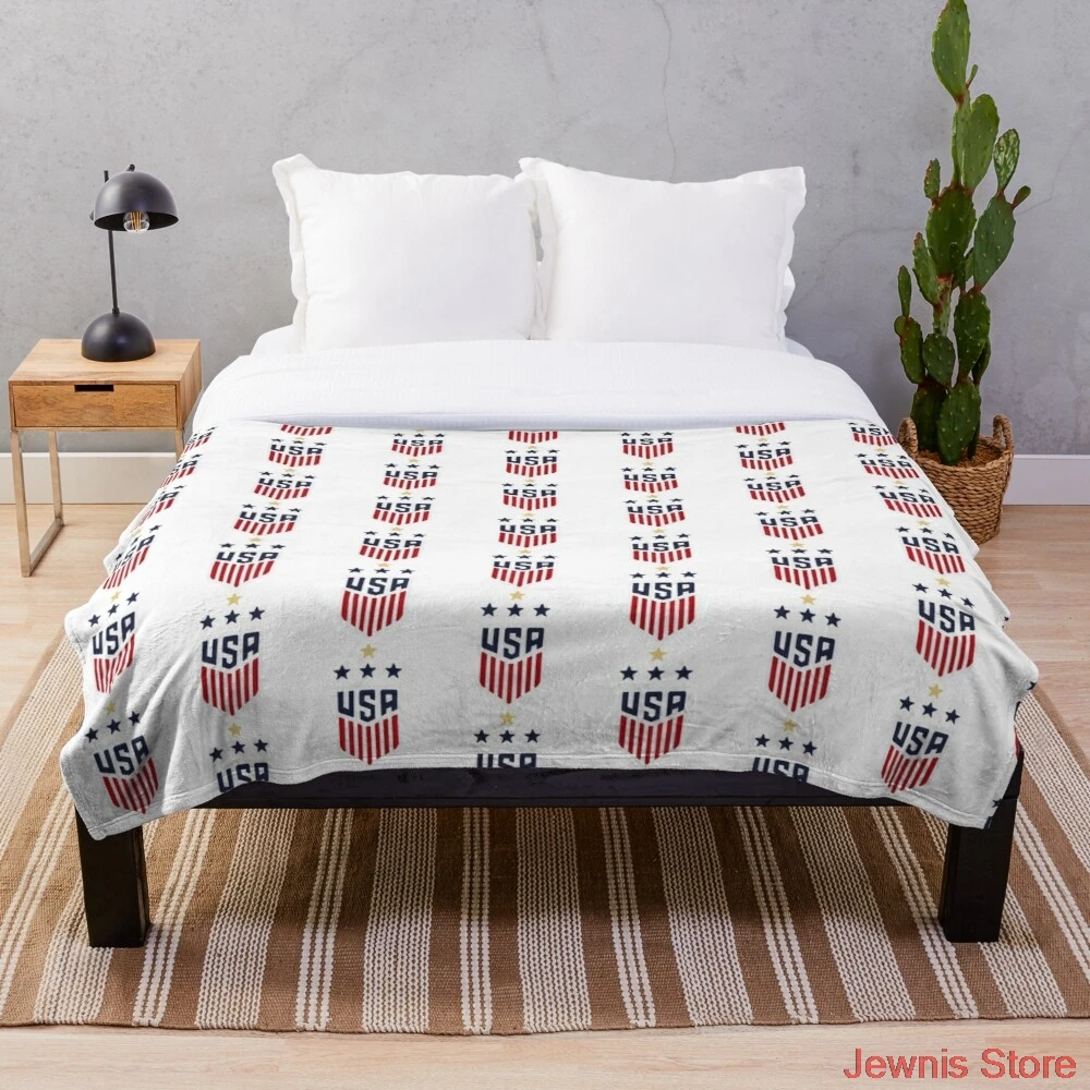 USWNT 4 Stars Throw Blanket Soft Flannel Sherpa Sherpa Summer Covering Blanket Throw for adult Children Kids on Bed Sofa Couch
USWNT 4 Stars Throw Blanket Soft Flannel Sherpa Sherpa Summer Covering Blanket Throw for adult Children Kids on Bed Sofa Couch