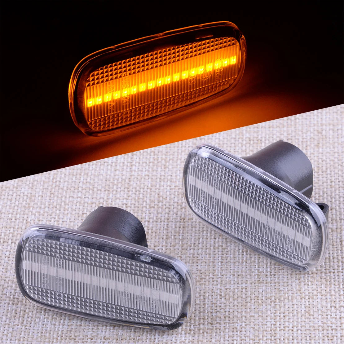 1 Pair 12V Transparent Lens Side Fender Marker Light Turn Signal Blinker Indicator Lamp Fit for Toyota Land Cruiser Kluger Lexus
1 Pair 12V Transparent Lens Side Fender Marker Light Turn Signal Blinker Indicator Lamp Fit for Toyota Land Cruiser Kluger Lexus