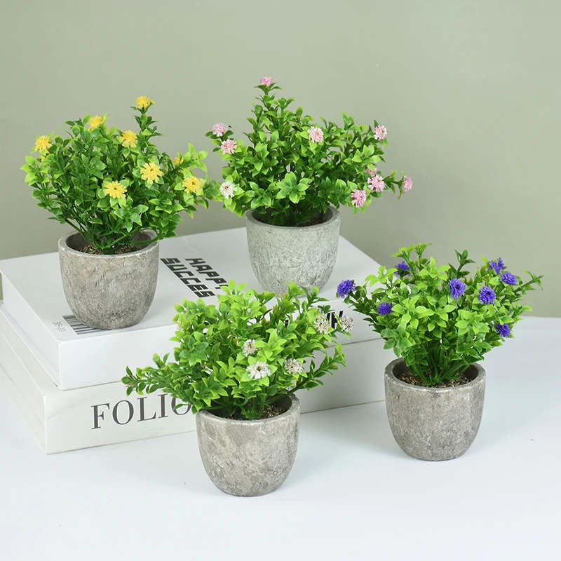 Mini Artificial Plants Potted Bonsai Small Tree Green Grass Ornament for Home Garden Decorations Room Office Desktop Fake Flower
Mini Artificial Plants Potted Bonsai Small Tree Green Grass Ornament for Home Garden Decorations Room Office Desktop Fake Flower