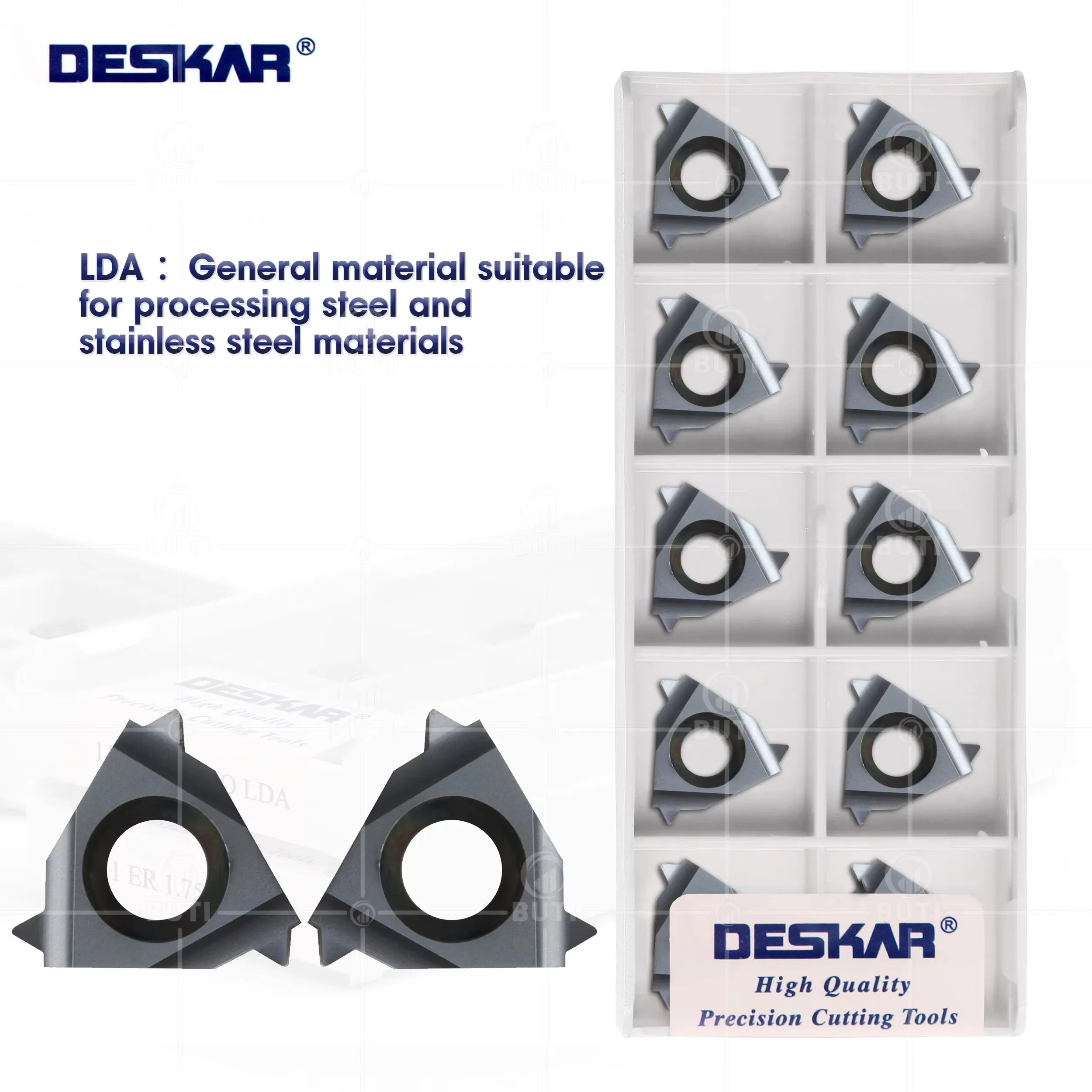 DESKAR 100% оригинальные токарные инструменты 11ER/IR 0 5 75 1 2 3 0ISO LDA Токарный станок с ЧПУ