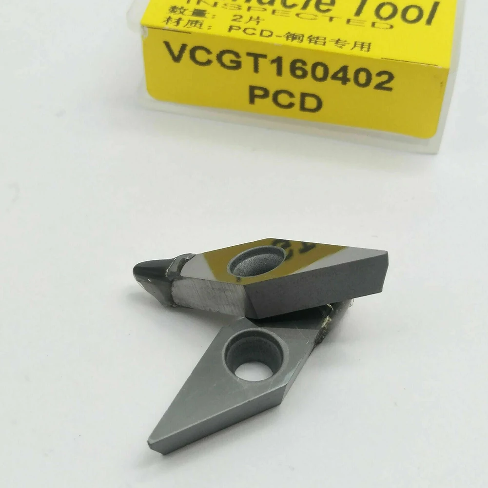 Durable Turning Insert Insert Copper Diamond High Efficiency High Toughness Polycrystalline Silver VCGT160402 PCD
Durable Turning Insert Insert Copper Diamond High Efficiency High Toughness Polycrystalline Silver VCGT160402 PCD
