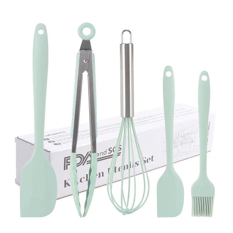 5Pcs/Set 4Colors Kitchen Utensils Food Clip Multipurpose Eggbeater Cookware DIY Baking Tools Non-stick Silicone/Stainless Steel
5Pcs/Set 4Colors Kitchen Utensils Food Clip Multipurpose Eggbeater Cookware DIY Baking Tools Non-stick Silicone/Stainless Steel