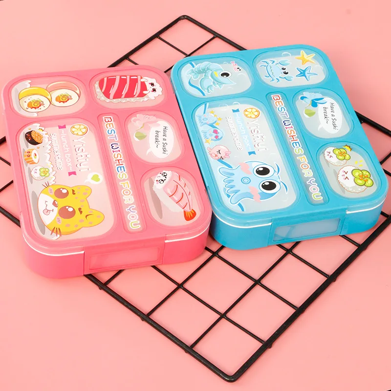 Kids Bento Lunch Box 1000ML Leak Proof Food Container with Fork and Chopsticks Cartoon Sticker 5/6 Grid for student Boys Girls
Kids Bento Lunch Box 1000ML Leak Proof Food Container with Fork and Chopsticks Cartoon Sticker 5/6 Grid for student Boys Girls