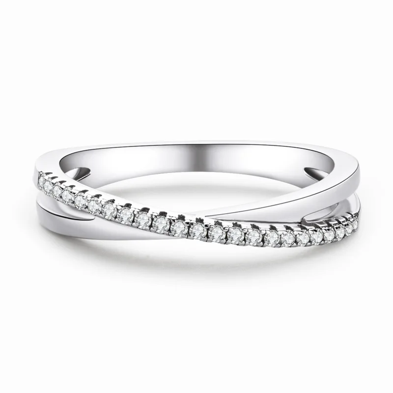 100% 925 Sterling Silver Real 1MM Moissanite X Shape Rings For Women Sparkling Wedding Party Fine Jewelry Wholesale Gift
100% 925 Sterling Silver Real 1MM Moissanite X Shape Rings For Women Sparkling Wedding Party Fine Jewelry Wholesale Gift