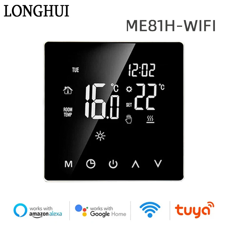 ME81H Smart WiFi Thermostat Electric Heating Water Floor Heating/Wall Stove Temperature Remote Controller for Google Home Alexa
ME81H Smart WiFi Thermostat Electric Heating Water Floor Heating/Wall Stove Temperature Remote Controller for Google Home Alexa