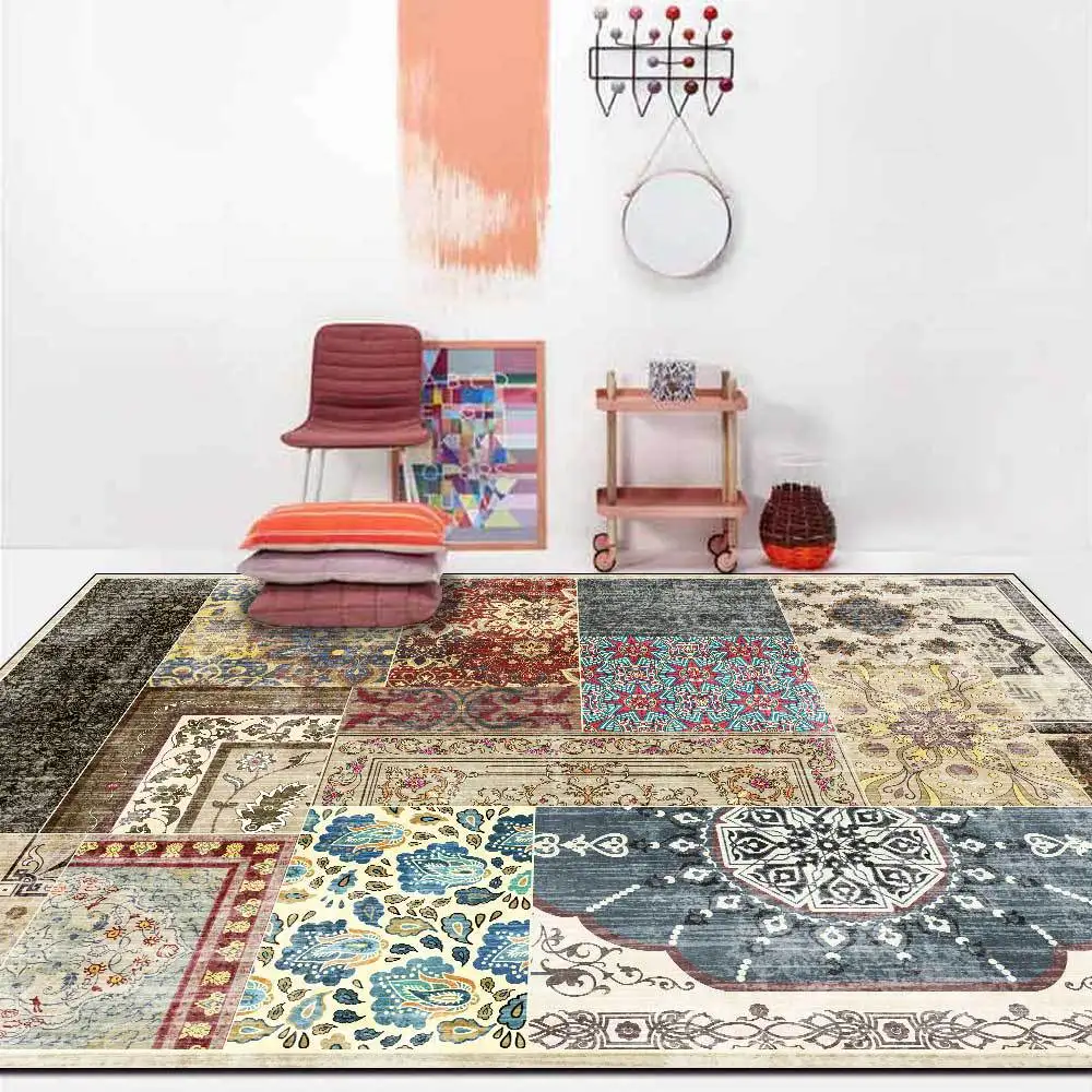 Fashionable American Geometric Flower Stitching Ethnic Living Room Bedroom Bedside Carpet Floor Mat Decorative Alfombra Tapis
Fashionable American Geometric Flower Stitching Ethnic Living Room Bedroom Bedside Carpet Floor Mat Decorative Alfombra Tapis