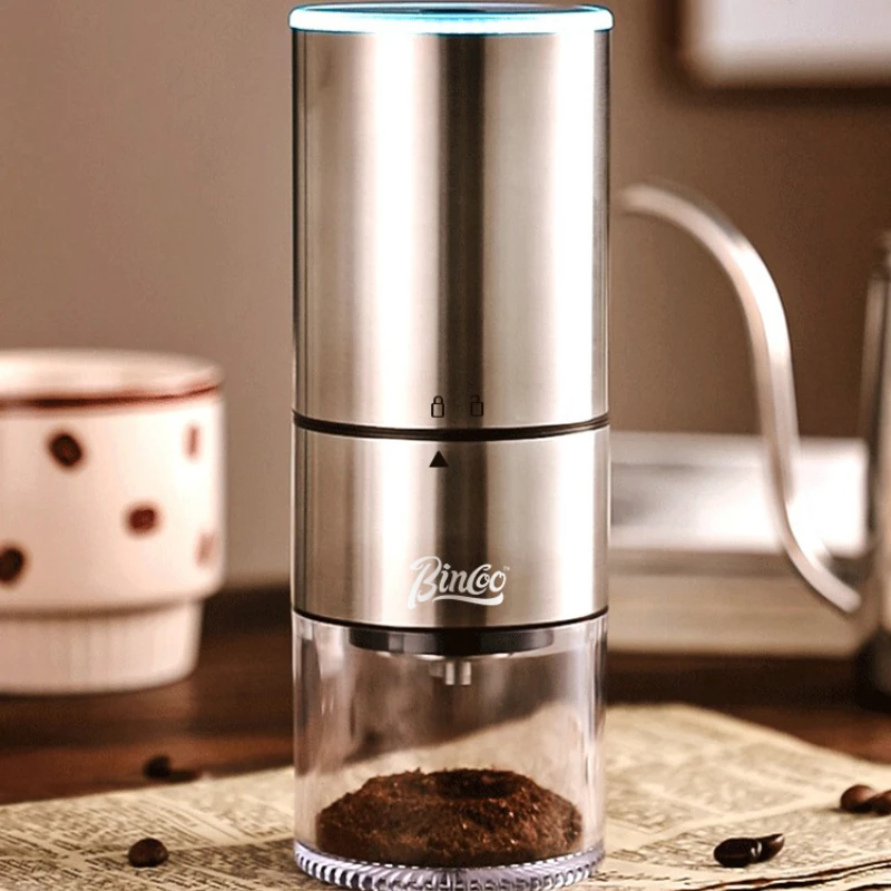 Stainless steel grinding core electric automatic bean grinder coffee hand household small kitchen appliance
Stainless steel grinding core electric automatic bean grinder coffee hand household small kitchen appliance