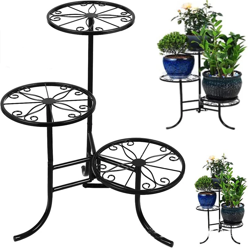 Metal Plant Shelf Flower Display Stand with 3 Tier Shelves Garden Patio Home Outdoor Black Flower Tray Home Outdoor Decoration
Metal Plant Shelf Flower Display Stand with 3 Tier Shelves Garden Patio Home Outdoor Black Flower Tray Home Outdoor Decoration