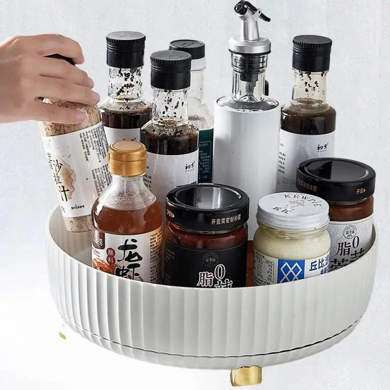 Kitchen Storage Multi Functional Rotating Storage Rack Seasoning Condiment Rack Seasoning Box Household Artifact Turntable
Kitchen Storage Multi Functional Rotating Storage Rack Seasoning Condiment Rack Seasoning Box Household Artifact Turntable