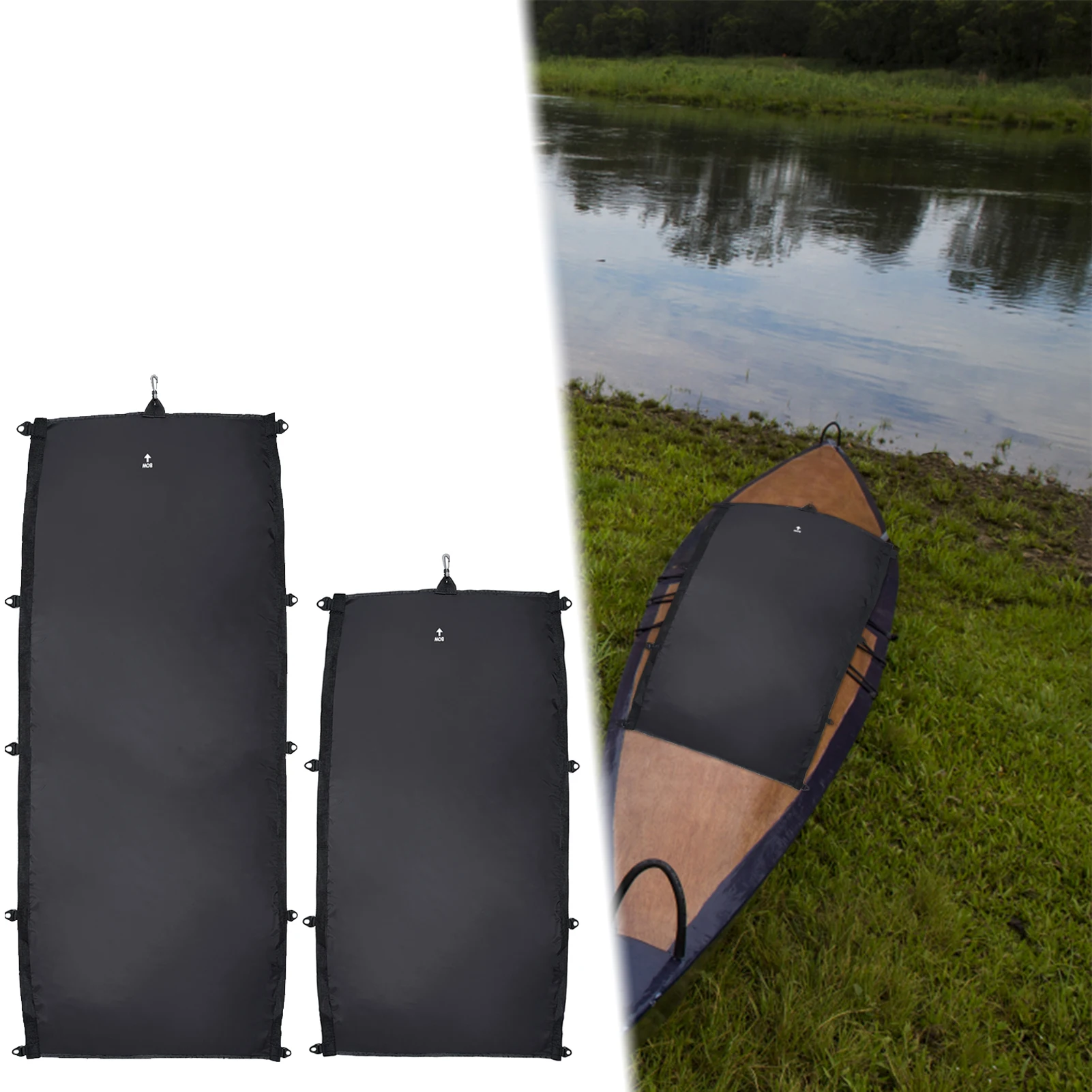 Waterproof Kayak Cover Protects From Sun Rain And Snow Adjustable Kayak Cover For Outdoor Indoor 
Waterproof Kayak Cover Protects From Sun Rain And Snow Adjustable Kayak Cover For Outdoor Indoor