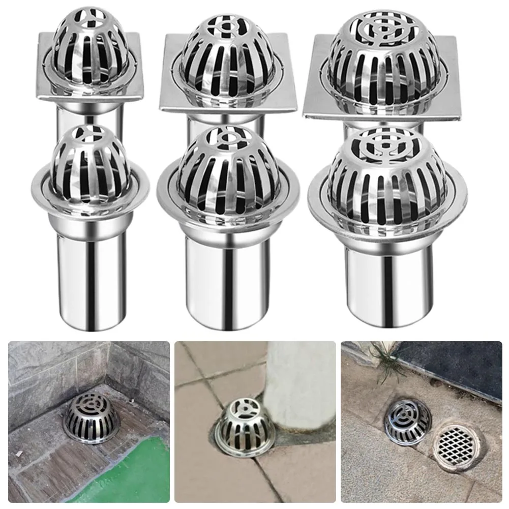 Stainless Steel Balcony Drainage Drain Cover Hair Catcher Roof Detachable Floor Drain Cover Rain Pipe Cap Floor Strainer
Stainless Steel Balcony Drainage Drain Cover Hair Catcher Roof Detachable Floor Drain Cover Rain Pipe Cap Floor Strainer
