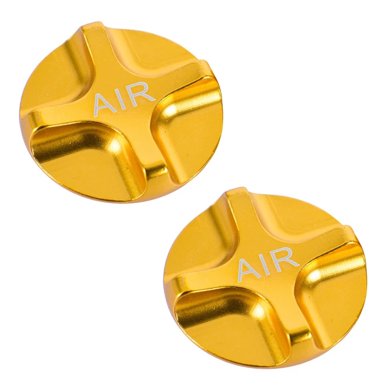 2X Bike Air Gas Shcrader American Valve Caps Bike Suspension Bicycle Front Fork Parts For MTB Road Bike Gold
2X Bike Air Gas Shcrader American Valve Caps Bike Suspension Bicycle Front Fork Parts For MTB Road Bike Gold