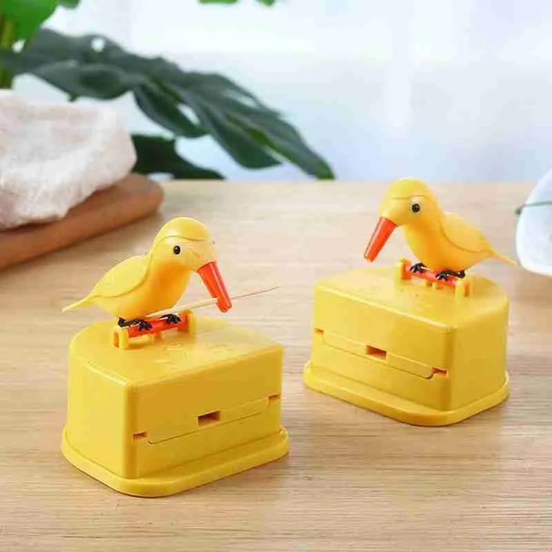 Creative Toothpick Box Small Bird Toothpick Container Automatic Toothpick Dispenser Intelligent Decoration Kitchen Accessories
Creative Toothpick Box Small Bird Toothpick Container Automatic Toothpick Dispenser Intelligent Decoration Kitchen Accessories