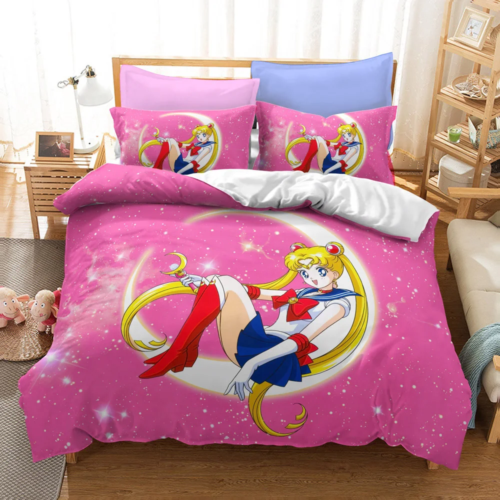 3D Printed Cartoon Moon Girls Quilt Cover Children Bedroom Bedding Set
3D Printed Cartoon Moon Girls Quilt Cover Children Bedroom Bedding Set