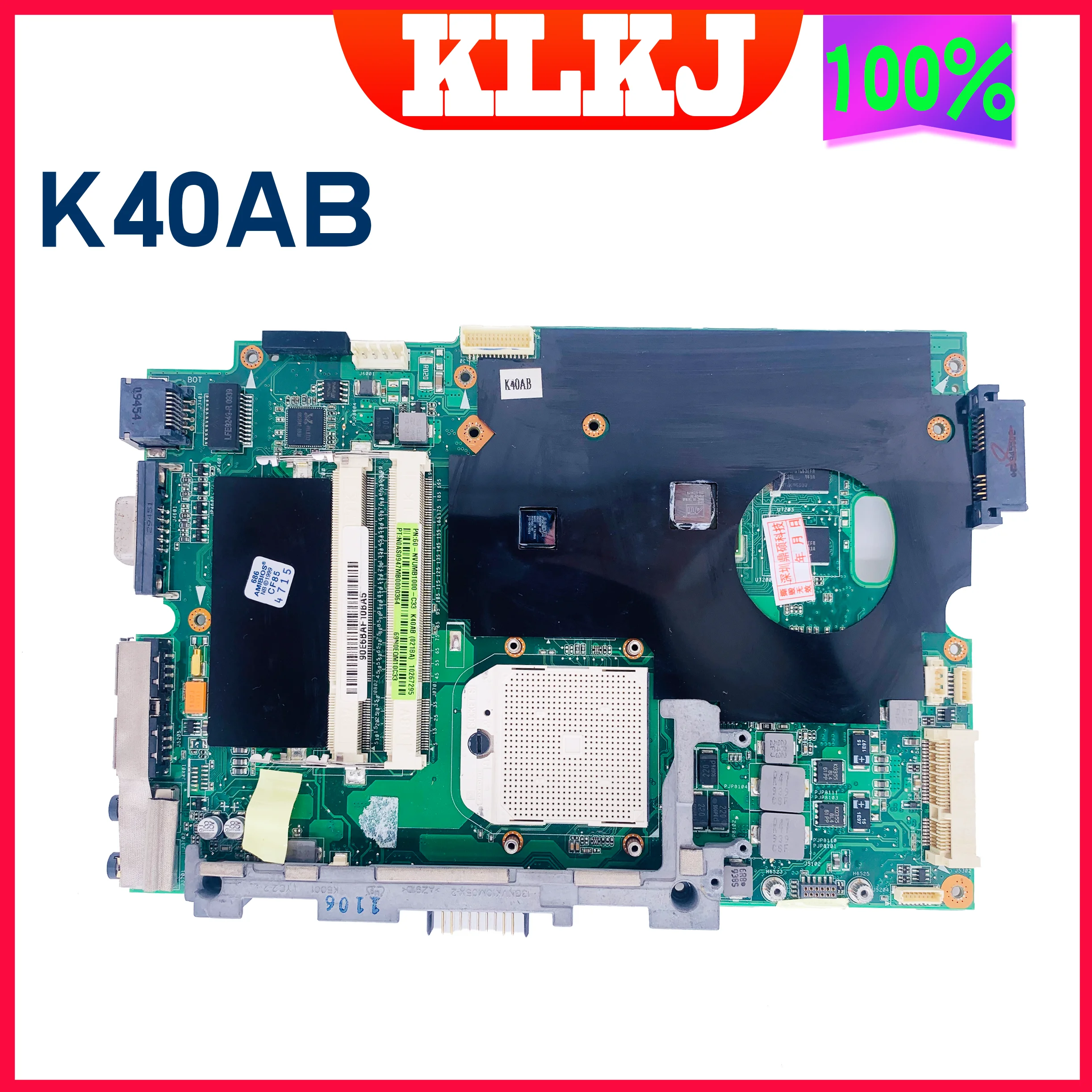 Dinzi K40AB Laptop Motherboard For ASUS K50AB K40AB K50AD K40AD K50AF K40AF Notebook Mainboard Computer 100% Test Working
Dinzi K40AB Laptop Motherboard For ASUS K50AB K40AB K50AD K40AD K50AF K40AF Notebook Mainboard Computer 100% Test Working
