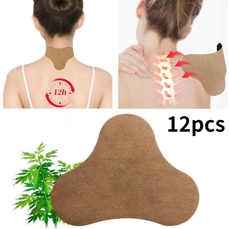 12Pcs Neck Patch Joint Cervical Spondylosis Body Pain Relief Sticker Rheumatic Neck Shoulder Wormwood Medical Massage Patches
12Pcs Neck Patch Joint Cervical Spondylosis Body Pain Relief Sticker Rheumatic Neck Shoulder Wormwood Medical Massage Patches