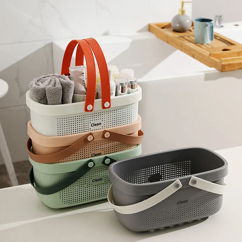 Portable Storage Basket Home Desktop Fruit sundries Storage Basket Plastic Woven Bathroom Drain Basket
Portable Storage Basket Home Desktop Fruit sundries Storage Basket Plastic Woven Bathroom Drain Basket