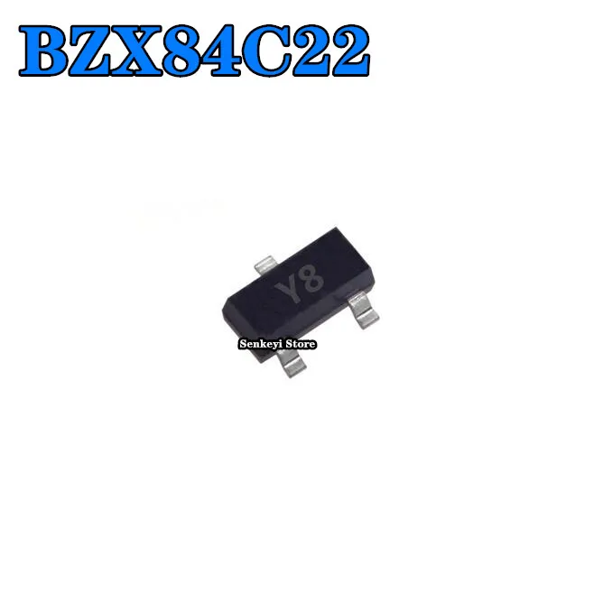 (3000 PCS)New original whole plate BZX84C22 Zener diode 22V patch SOT23 silk screen Y8
(3000 PCS)New original whole plate BZX84C22 Zener diode 22V patch SOT23 silk screen Y8