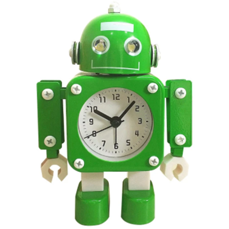 Creative Student Alarm Clock Metal Child Boy Learning Cartoon Robot Mute Small Alarm Clock
Creative Student Alarm Clock Metal Child Boy Learning Cartoon Robot Mute Small Alarm Clock