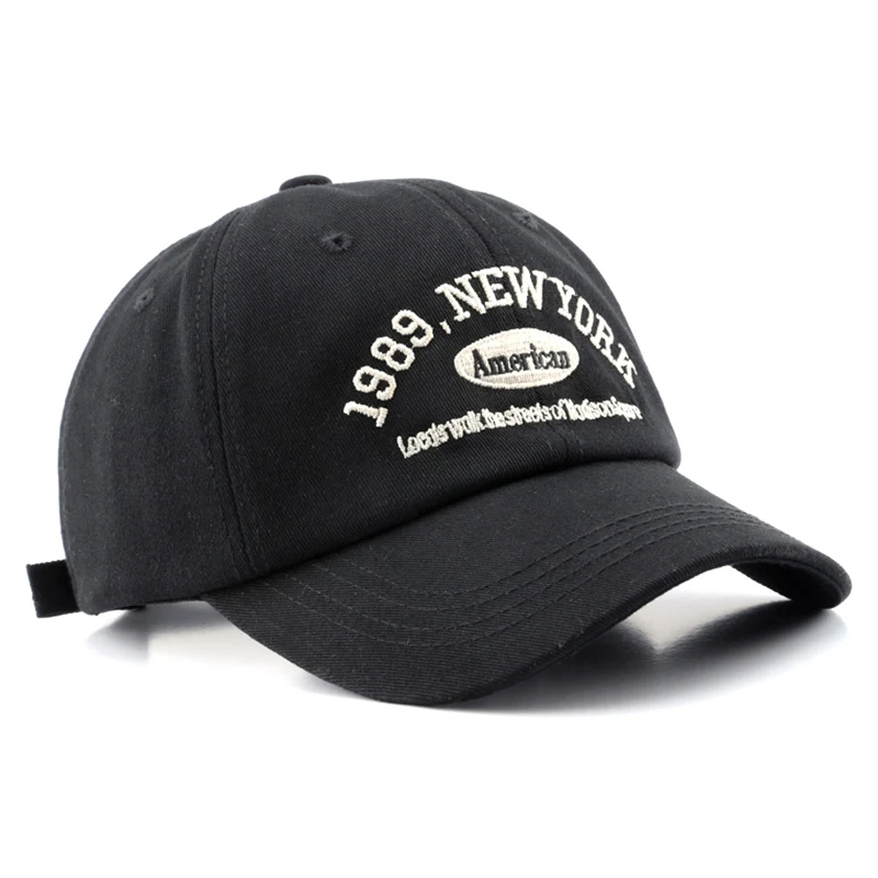 Baseball Cap Men and Woman Adjustable Casual Embroidered 1989 New York American Solid Cotton Sun Hat Snapback Trucker Hat Unisex
Baseball Cap Men and Woman Adjustable Casual Embroidered 1989 New York American Solid Cotton Sun Hat Snapback Trucker Hat Unisex