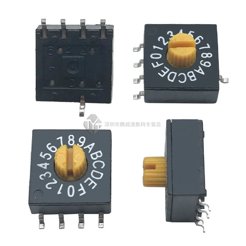 0-F SMD handle length 3mm rotary encoder switch dial switch 10 bit 16 bit encoder 8421C positive code 4:1
0-F SMD handle length 3mm rotary encoder switch dial switch 10 bit 16 bit encoder 8421C positive code 4:1