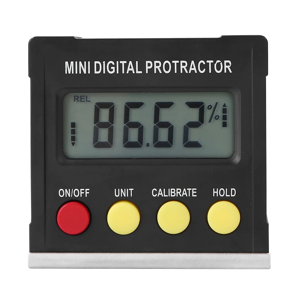 360° Digital Protractor Angle Finder Mini Protractor Inclinometer Electronic Level Box Magnetic Base Angle Finder Measuring Tool
360° Digital Protractor Angle Finder Mini Protractor Inclinometer Electronic Level Box Magnetic Base Angle Finder Measuring Tool