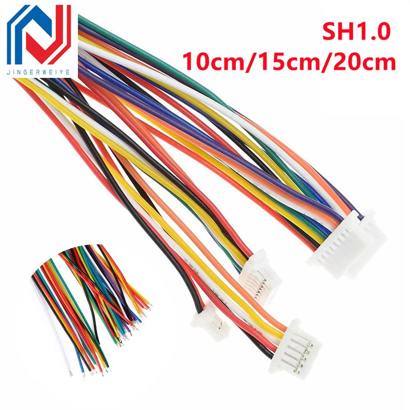 10pcs SH1.0 Electronic Wire Single Head Tin Plated Connecting Line 10cm/15cm/20cm SH 1.0mm Pitch Cable 28AWG 2/3/4/5/6/7/8/9/10P 
10pcs SH1.0 Electronic Wire Single Head Tin Plated Connecting Line 10cm/15cm/20cm SH 1.0mm Pitch Cable 28AWG 2/3/4/5/6/7/8/9/10P