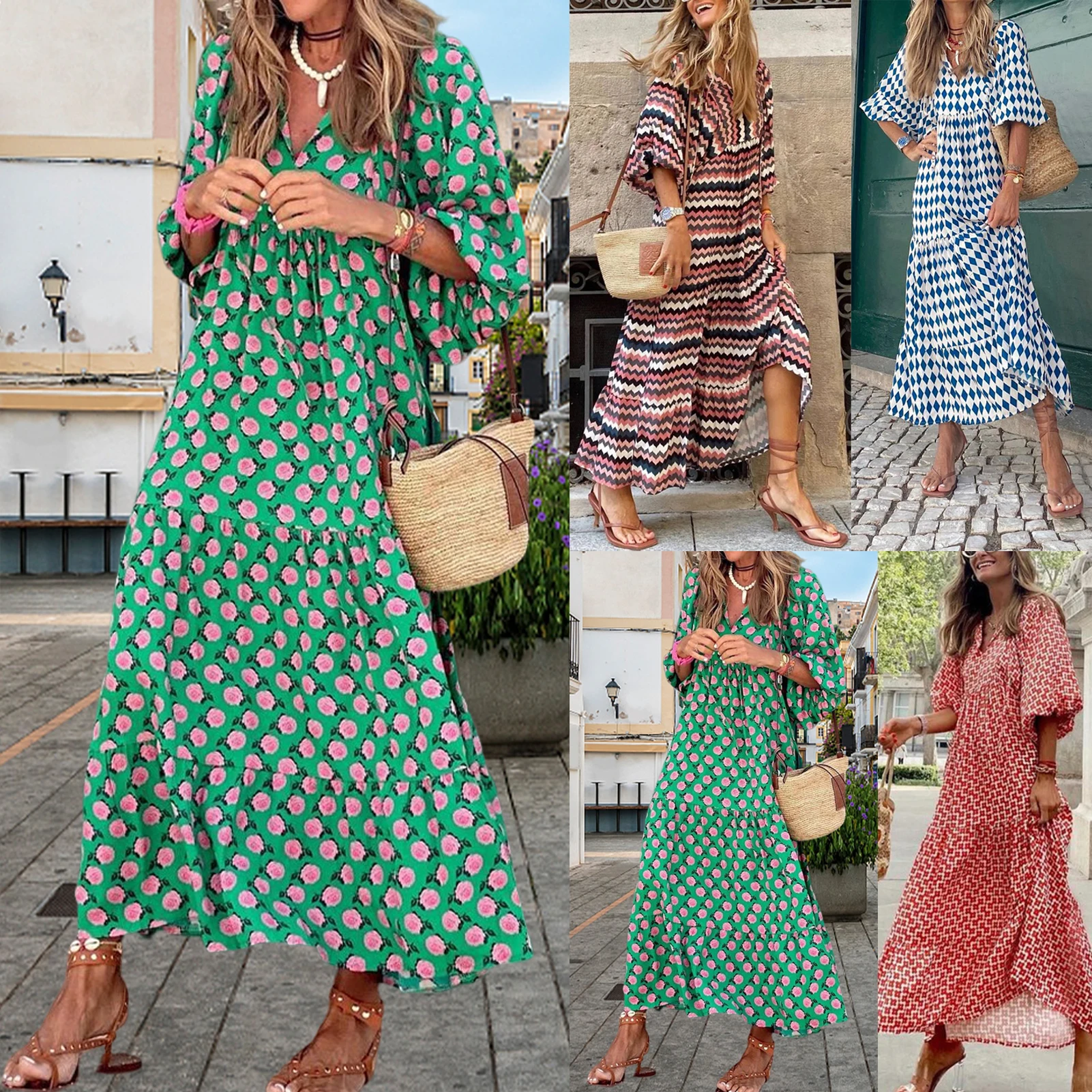 Women Long Dress Bohemian Beach Dress Cotton Plus Size V Neck Casual Elegant Dress 2023 Maxi Dress Loose Robe Female Vestidos
Women Long Dress Bohemian Beach Dress Cotton Plus Size V Neck Casual Elegant Dress 2023 Maxi Dress Loose Robe Female Vestidos