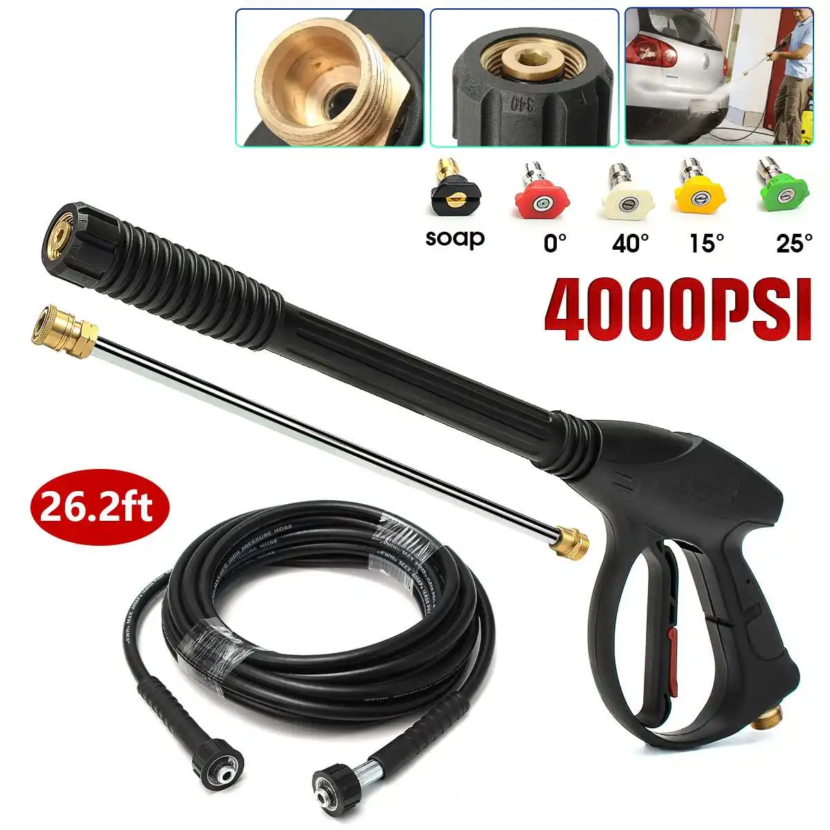 10m Car Washer High Preasure Hose Micro Drip Automatic Irrigation System Connector 15pcs DIY Adjustable Drip Garden Watering
10m Car Washer High Preasure Hose Micro Drip Automatic Irrigation System Connector 15pcs DIY Adjustable Drip Garden Watering